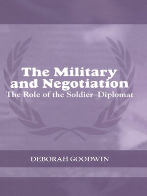 cover image of The Military and Negotiation
